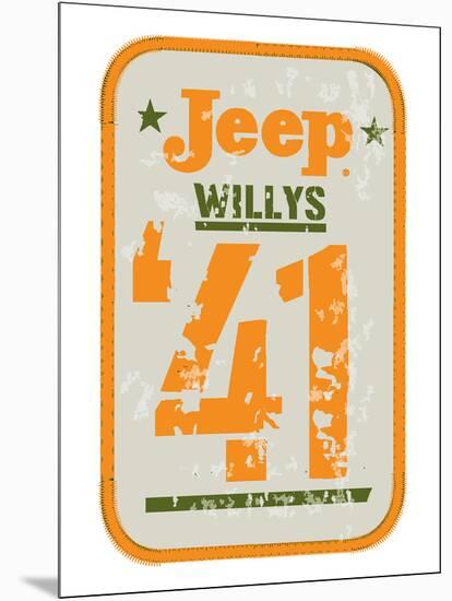 41 Jeep Willys - Heritage-null-Mounted Art Print