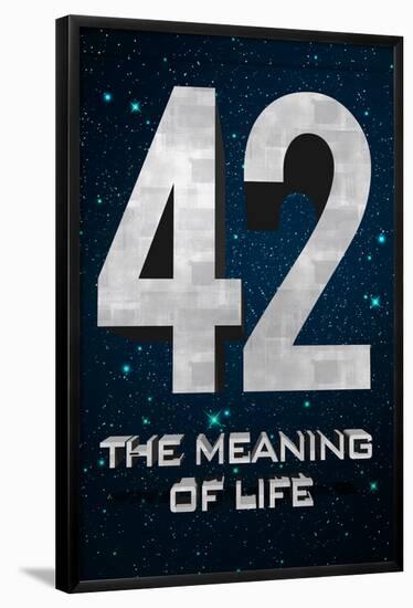 42 The Meaning of Life Poster-null-Framed Poster