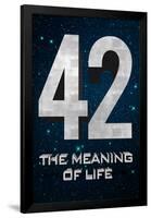 42 The Meaning of Life Poster-null-Framed Poster