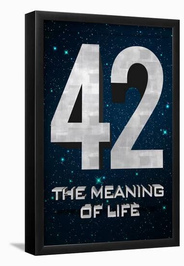 42 The Meaning of Life-null-Framed Poster