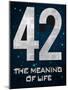 42 The Meaning of Life-null-Mounted Poster