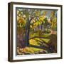 4222 Autumn In Our Street, 2010-Marta Martonfi-Benke-Framed Giclee Print