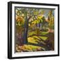 4222 Autumn In Our Street, 2010-Marta Martonfi-Benke-Framed Giclee Print