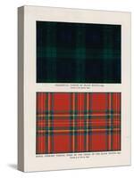 42nd Royal Highlanders "The Black Watch". Regimental Tartans-Henry A. Payne-Stretched Canvas