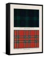 42nd Royal Highlanders "The Black Watch". Regimental Tartans-Henry A. Payne-Framed Stretched Canvas