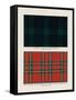 42nd Royal Highlanders "The Black Watch". Regimental Tartans-Henry A. Payne-Framed Stretched Canvas