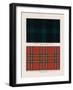 42nd Royal Highlanders "The Black Watch". Regimental Tartans-Henry A. Payne-Framed Giclee Print