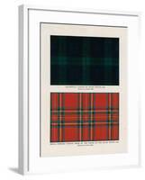 42nd Royal Highlanders "The Black Watch". Regimental Tartans-Henry A. Payne-Framed Giclee Print