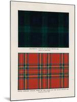 42nd Royal Highlanders "The Black Watch". Regimental Tartans-Henry A. Payne-Mounted Giclee Print
