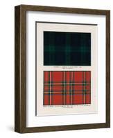 42nd Royal Highlanders "The Black Watch". Regimental Tartans-Henry A. Payne-Framed Giclee Print