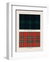 42nd Royal Highlanders "The Black Watch". Regimental Tartans-Henry A. Payne-Framed Giclee Print