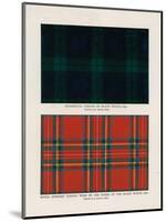 42nd Royal Highlanders "The Black Watch". Regimental Tartans-Henry A. Payne-Mounted Giclee Print