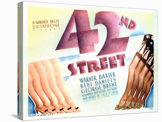 42nd Street, 1933-null-Stretched Canvas