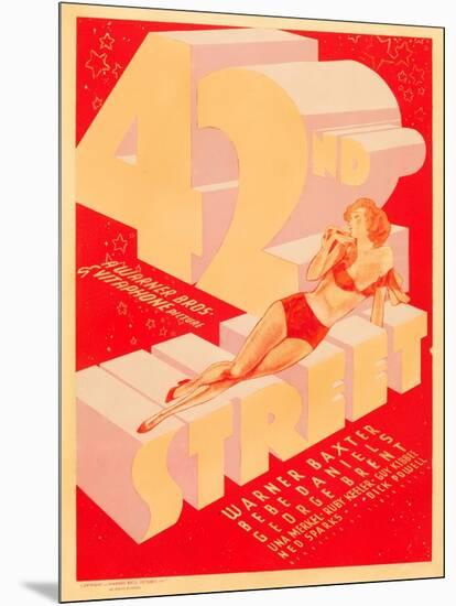 42nd Street, 1933-null-Mounted Art Print