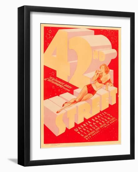 42nd Street, 1933-null-Framed Art Print