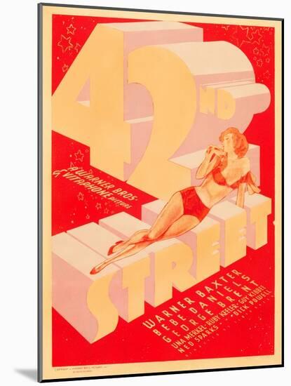 42nd Street, 1933-null-Mounted Art Print