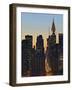 42nd Street and Chrysler Bldg, New York, USA-Walter Bibikow-Framed Photographic Print