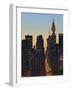 42nd Street and Chrysler Bldg, New York, USA-Walter Bibikow-Framed Photographic Print