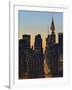 42nd Street and Chrysler Bldg, New York, USA-Walter Bibikow-Framed Photographic Print