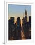 42nd Street and Chrysler Bldg, New York, USA-Walter Bibikow-Framed Photographic Print