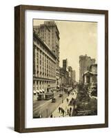 42nd Street East from 6th Avenue-null-Framed Photographic Print