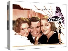 42nd Street, from Left, Ruby Keeler, George Brent, Bebe Daniels, 1933-null-Stretched Canvas