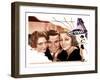 42nd Street, from Left, Ruby Keeler, George Brent, Bebe Daniels, 1933-null-Framed Art Print