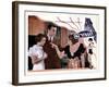 42nd Street, from Left, Ruby Keeler, George Brent, Bebe Daniels, 1933-null-Framed Art Print