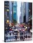 42nd Street in Mid Town Manhattan, New York City, New York, United States of America, North America-Gavin Hellier-Stretched Canvas