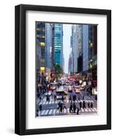 42nd Street in Mid Town Manhattan, New York City, New York, United States of America, North America-Gavin Hellier-Framed Photographic Print