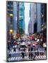 42nd Street in Mid Town Manhattan, New York City, New York, United States of America, North America-Gavin Hellier-Mounted Photographic Print