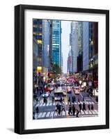 42nd Street in Mid Town Manhattan, New York City, New York, United States of America, North America-Gavin Hellier-Framed Photographic Print