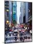 42nd Street in Mid Town Manhattan, New York City, New York, United States of America, North America-Gavin Hellier-Mounted Photographic Print