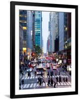 42nd Street in Mid Town Manhattan, New York City, New York, United States of America, North America-Gavin Hellier-Framed Photographic Print