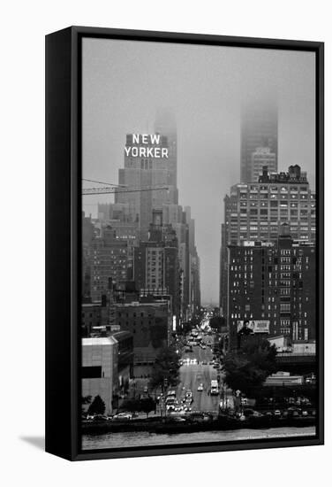 42nd Street New York City on Rainy Day-null-Framed Stretched Canvas