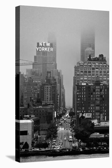 42nd Street New York City on Rainy Day-null-Stretched Canvas