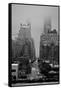 42nd Street New York City on Rainy Day-null-Framed Stretched Canvas