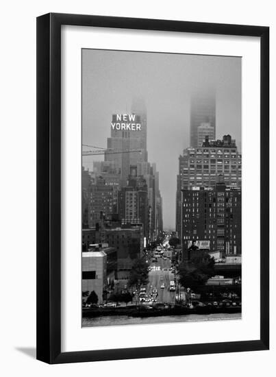 42nd Street New York City on Rainy Day-null-Framed Photo