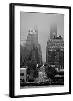 42nd Street New York City on Rainy Day-null-Framed Photo