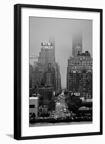 42nd Street New York City on Rainy Day-null-Framed Photo