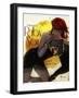 43 Ruby Noir-null-Framed Giclee Print