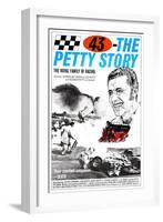 43: THE RICHARD PETTY STORY, (aka SMASH-UP ALLEY), Richard Petty, 1974-null-Framed Art Print