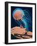 #436-spacerocket art-Framed Giclee Print