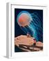 #436-spacerocket art-Framed Giclee Print