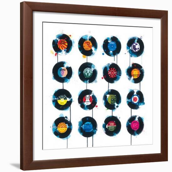 45rpm-James Paterson-Framed Art Print