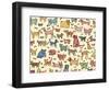 46 dogs, 2017-Sarah Battle-Framed Giclee Print