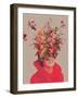 #462-spacerocket art-Framed Giclee Print