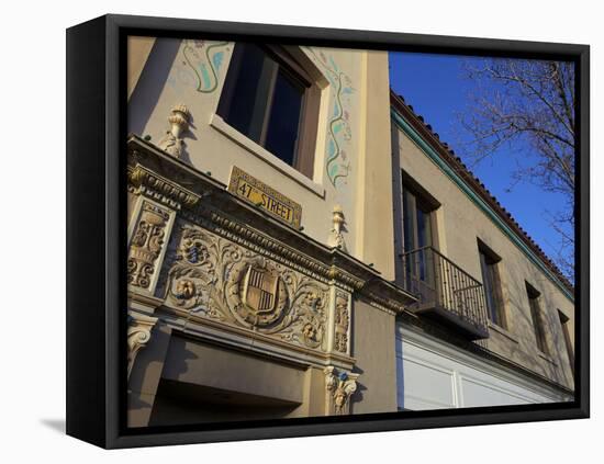 47th Street Country Club Plaza, Kansas City, Missouri, United States of America, North America-Simon Montgomery-Framed Stretched Canvas