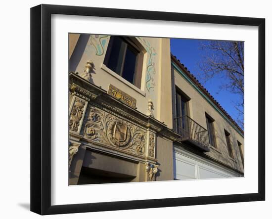 47th Street Country Club Plaza, Kansas City, Missouri, United States of America, North America-Simon Montgomery-Framed Photographic Print