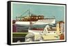 48 Foot and 45 Foot Twin Screw Cruisers-Douglas Donald-Framed Stretched Canvas